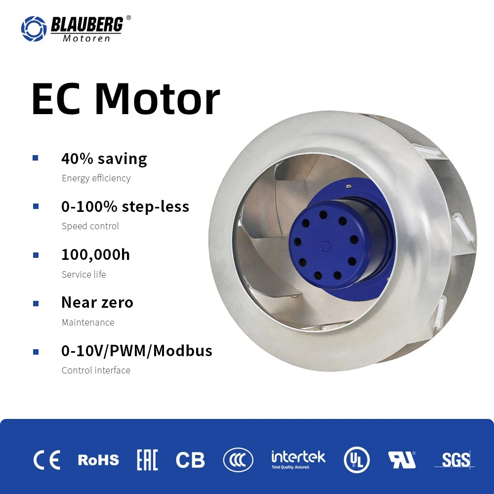 Blauberg BK-B310E-EC-05 310mm EC Backward Curved Centrifugal Fan factory